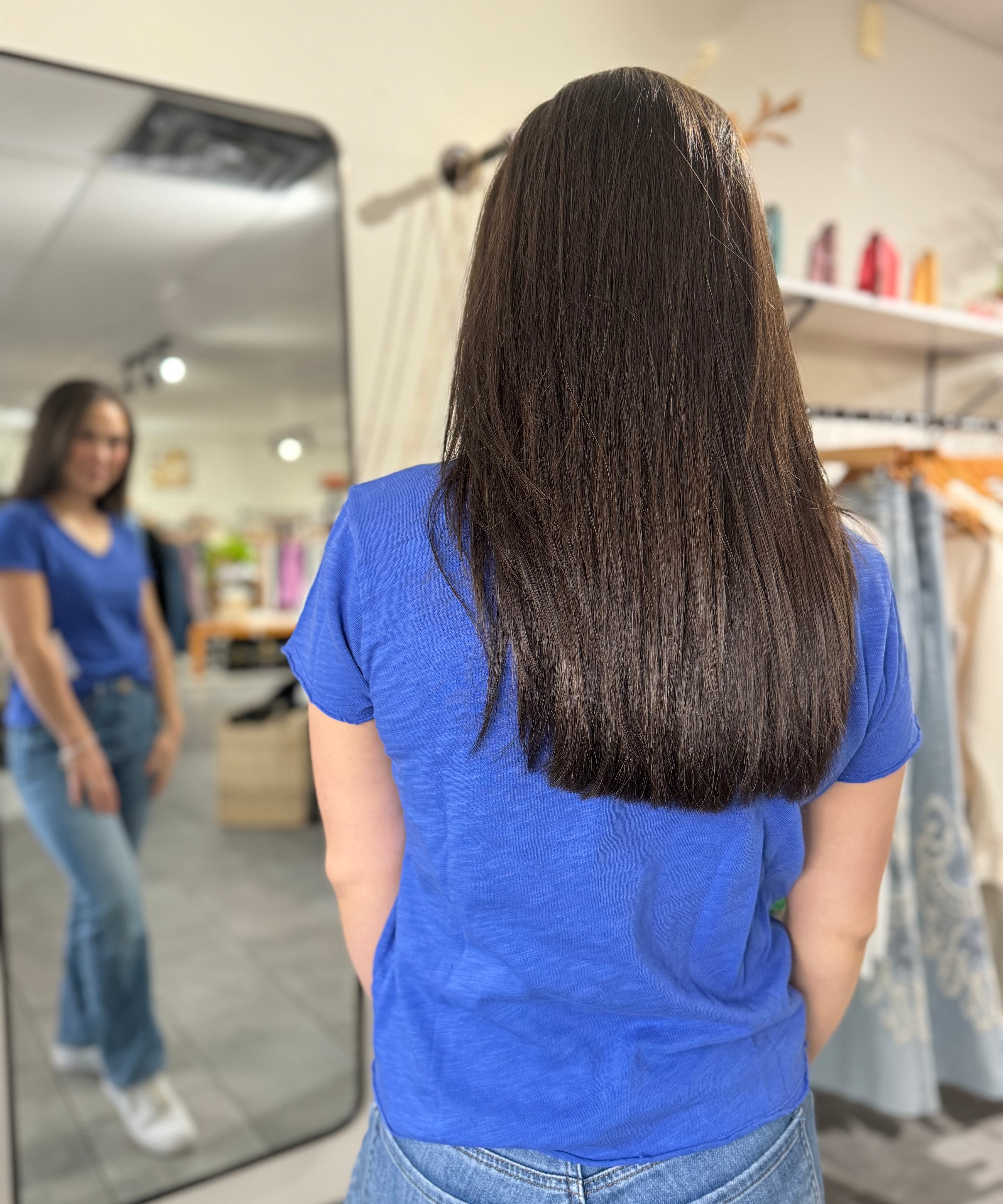 Vanya Tee | Dazzling Blue