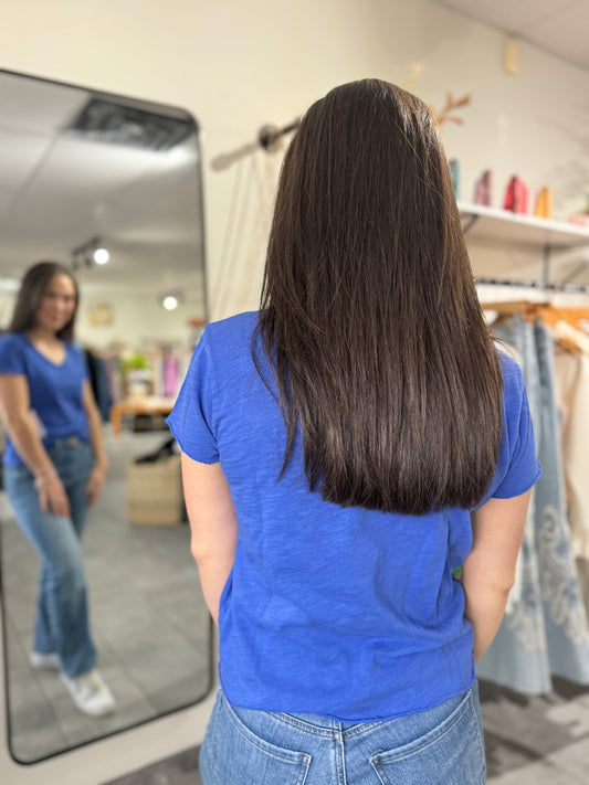 Vanya Tee | Dazzling Blue