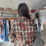 Adrianna Plaid Button Front Shirt | Greenbriar Plaid
