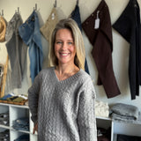The Camden Sweater - Heather Grey
