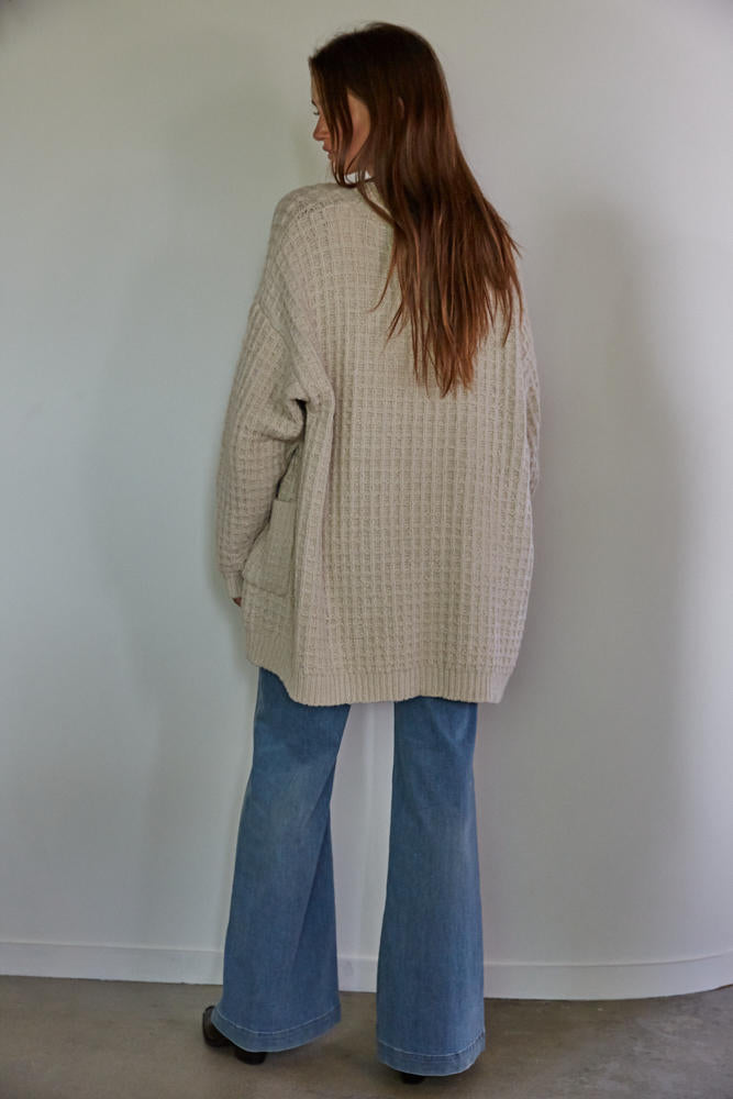 The Reggie Waffle Cardigan image 1