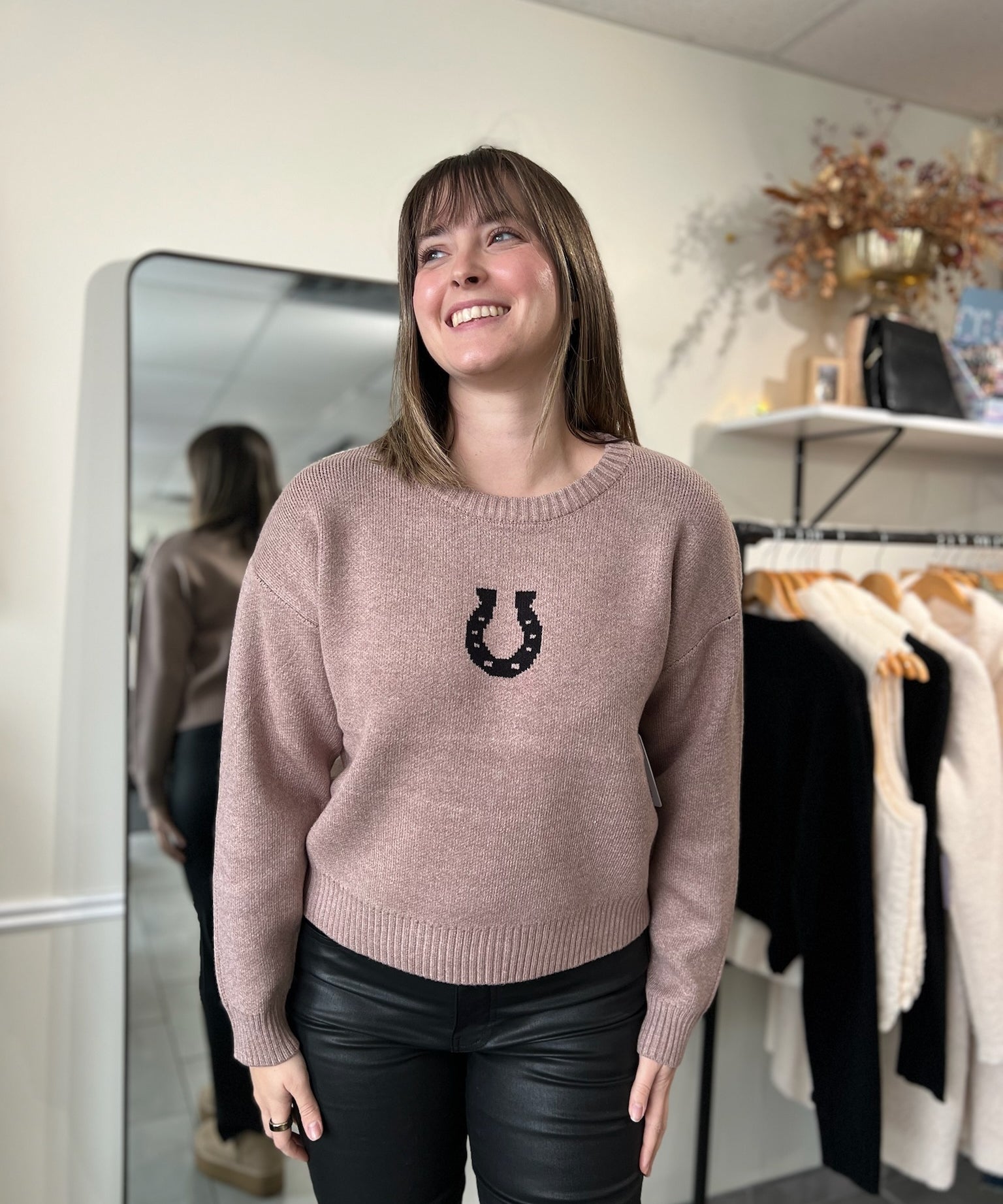 Horseshoe Sweater | Brown