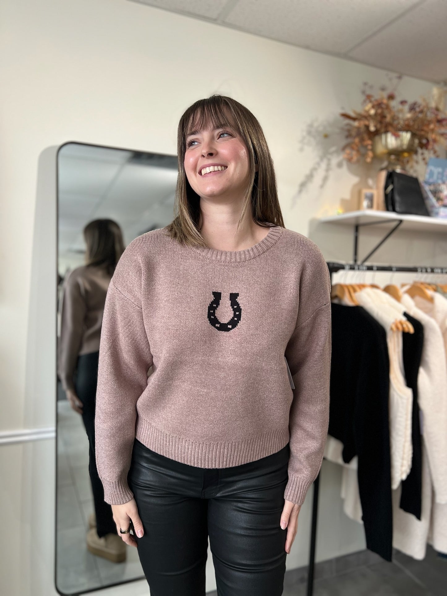 Horseshoe Sweater | Brown