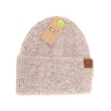 Mohair Feel Wide Cuff C.C Beanie