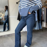 Anika High Rise Straight Leg Jeans - Moonlight
