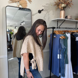 Sidelines Sweater Poncho