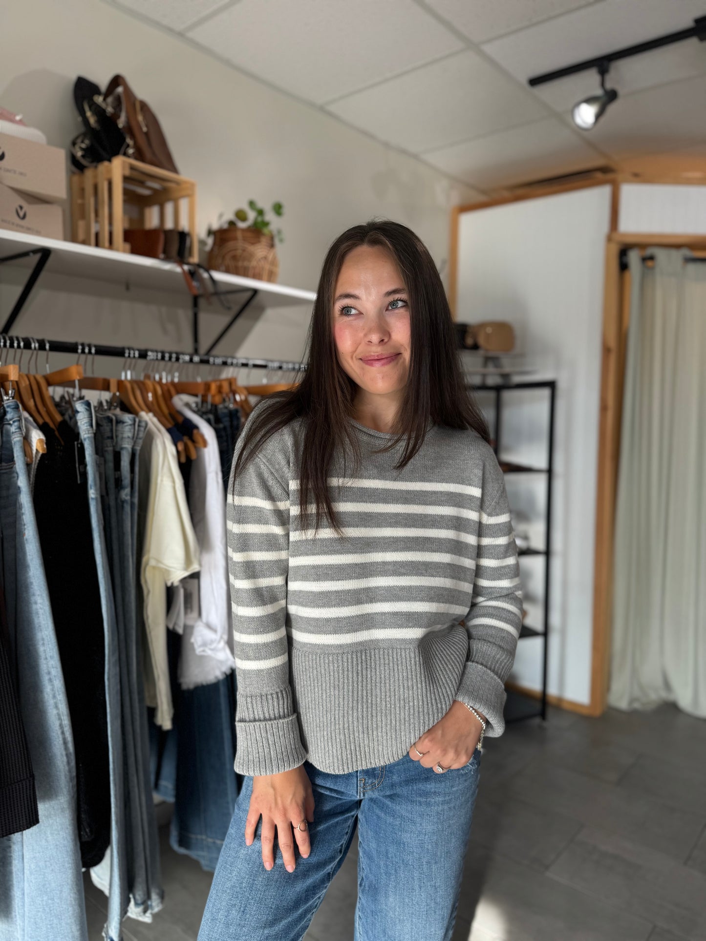 Geralyn Sweater - Heather Gray