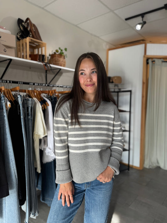 Geralyn Sweater - Heather Gray