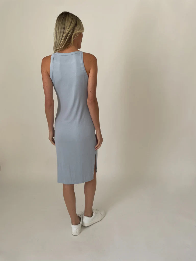 Caroline Ribbed Slit Dress image 2