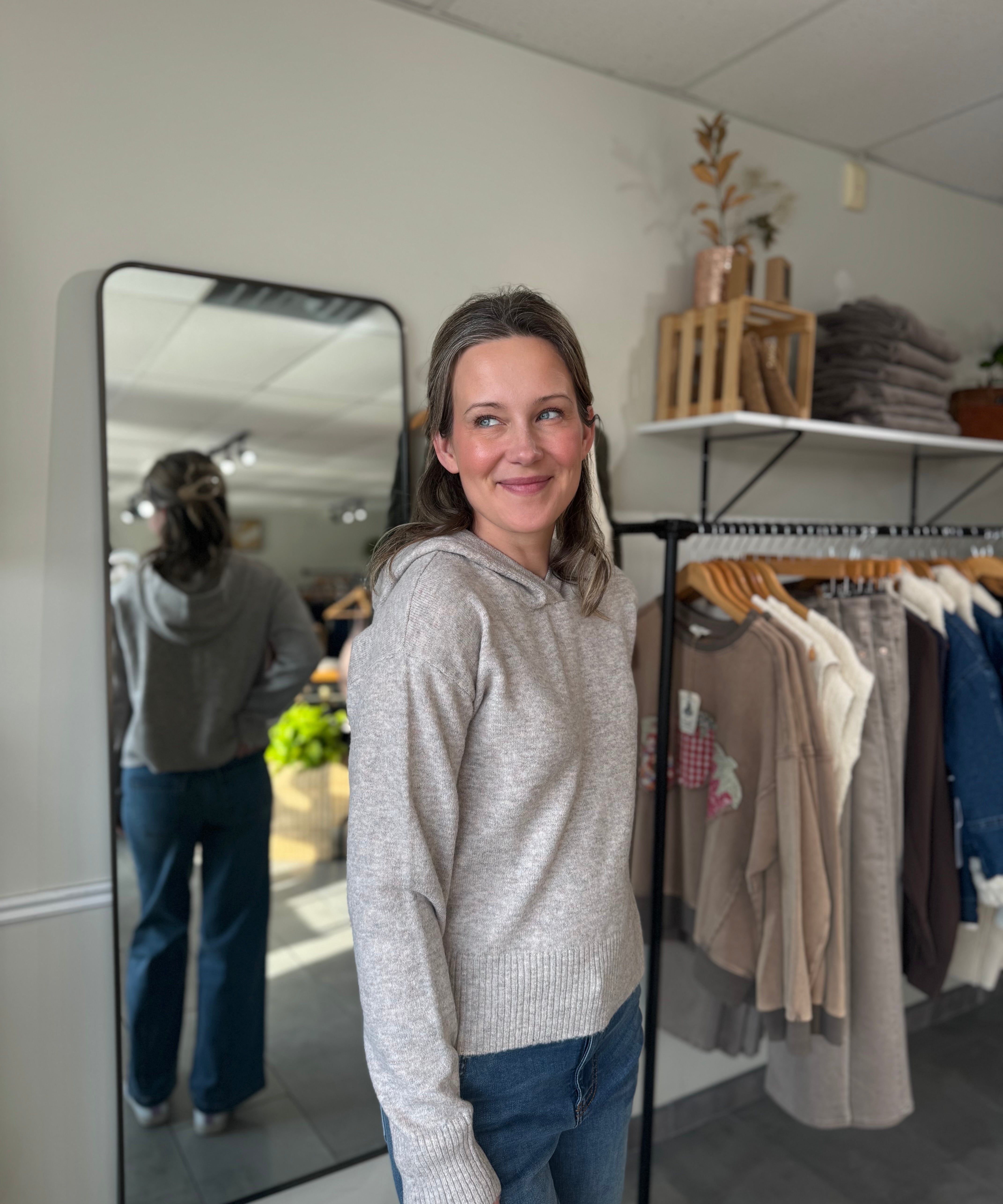 Linden Hoodie Pullover | Taupe