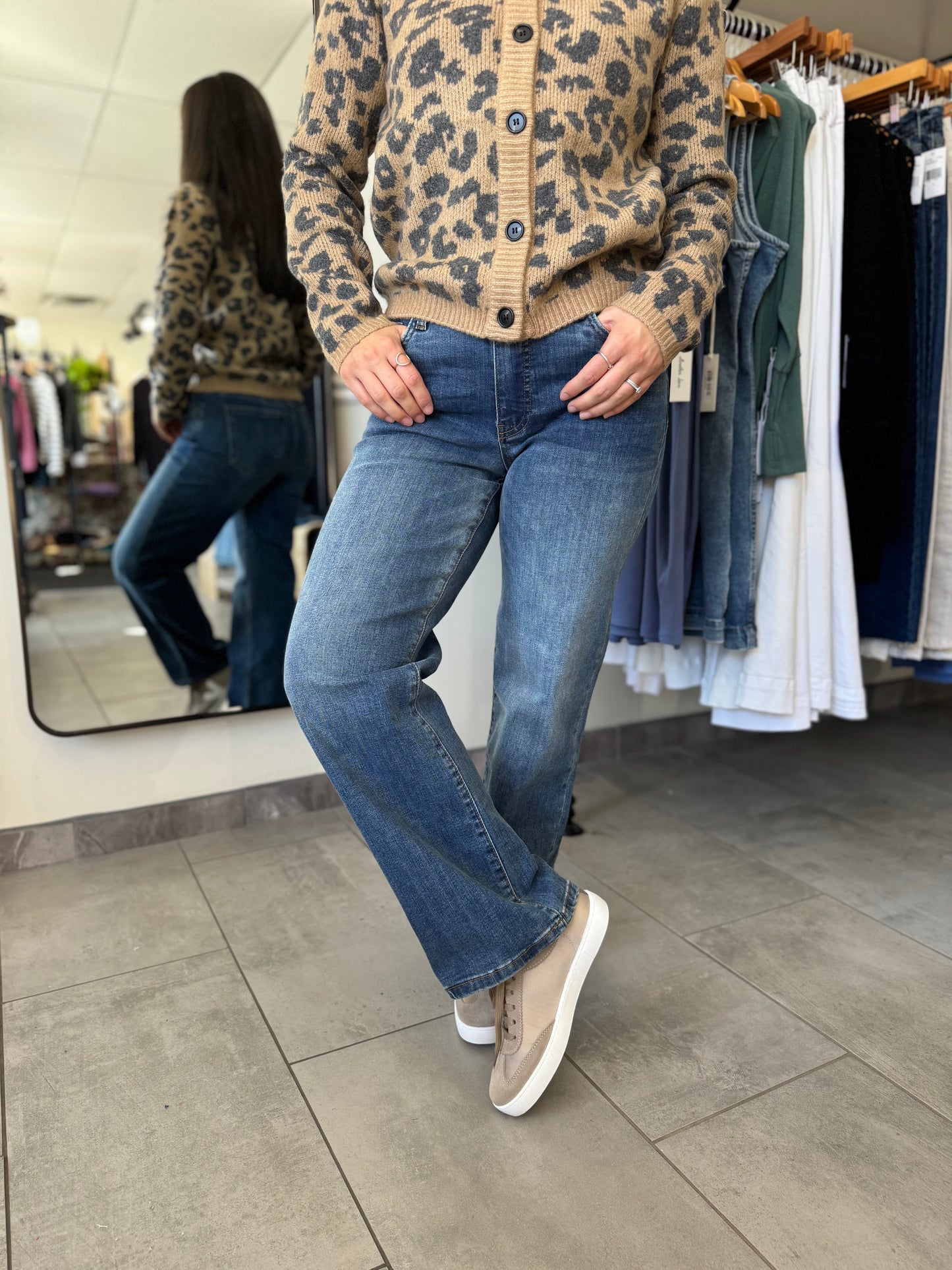 Charlotte High Rise Wide Leg Fab AB - Historical