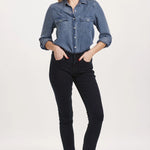 Blair Mid Rise Slim Straight Jeans - Yorkville image 0