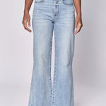 Fiona High Rise Wide Legs with Raw Hem- Montilla image 0