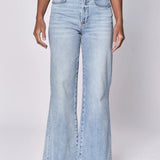 Fiona High Rise Wide Legs with Raw Hem- Montilla image 0