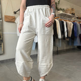 Wilma Harem Joggers | Light Beige