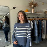 Geralyn Sweater - Storm Blue
