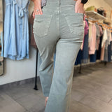 Maya High Rise Wide Leg Jeans | Sea Star Teal