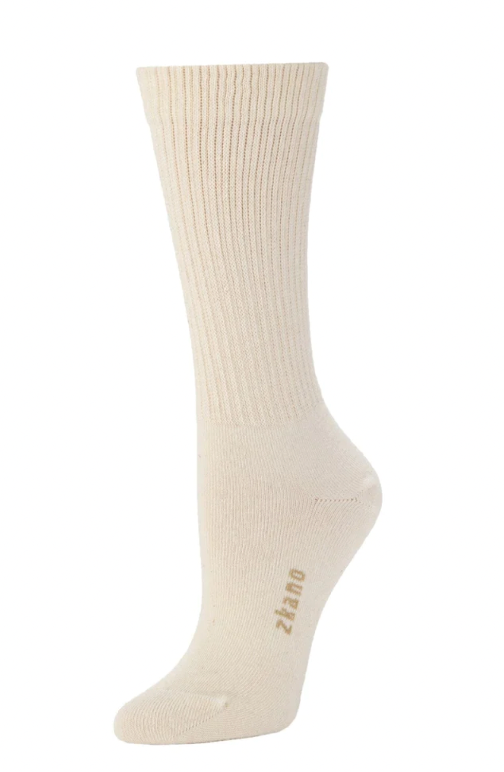 Rib Knit Organic Cotton Crew Socks image 3
