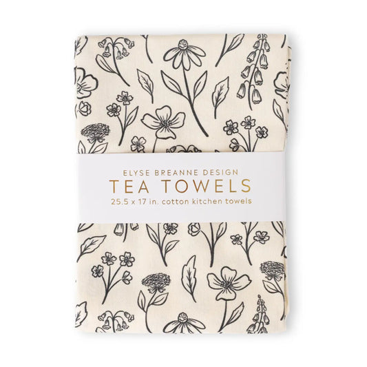 Tea Towel Set | Pressed Floral