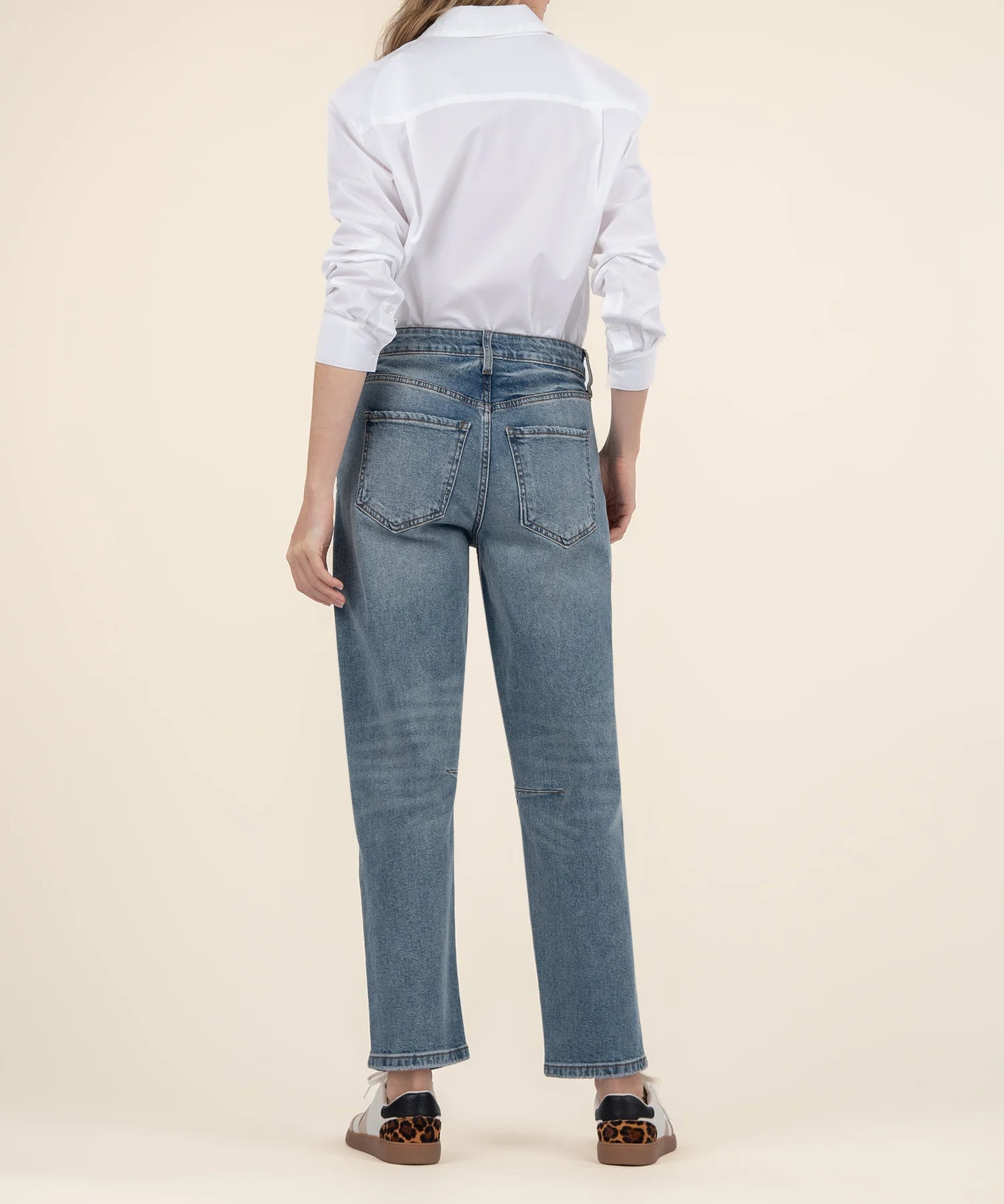 Ashley High Rise Slouchy Barrel Jeans - Leadership image 1