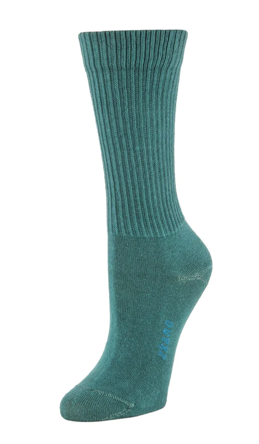 Rib Knit Organic Cotton Crew Socks image 4