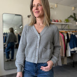 The Lucy Cardigan | Heather Gray