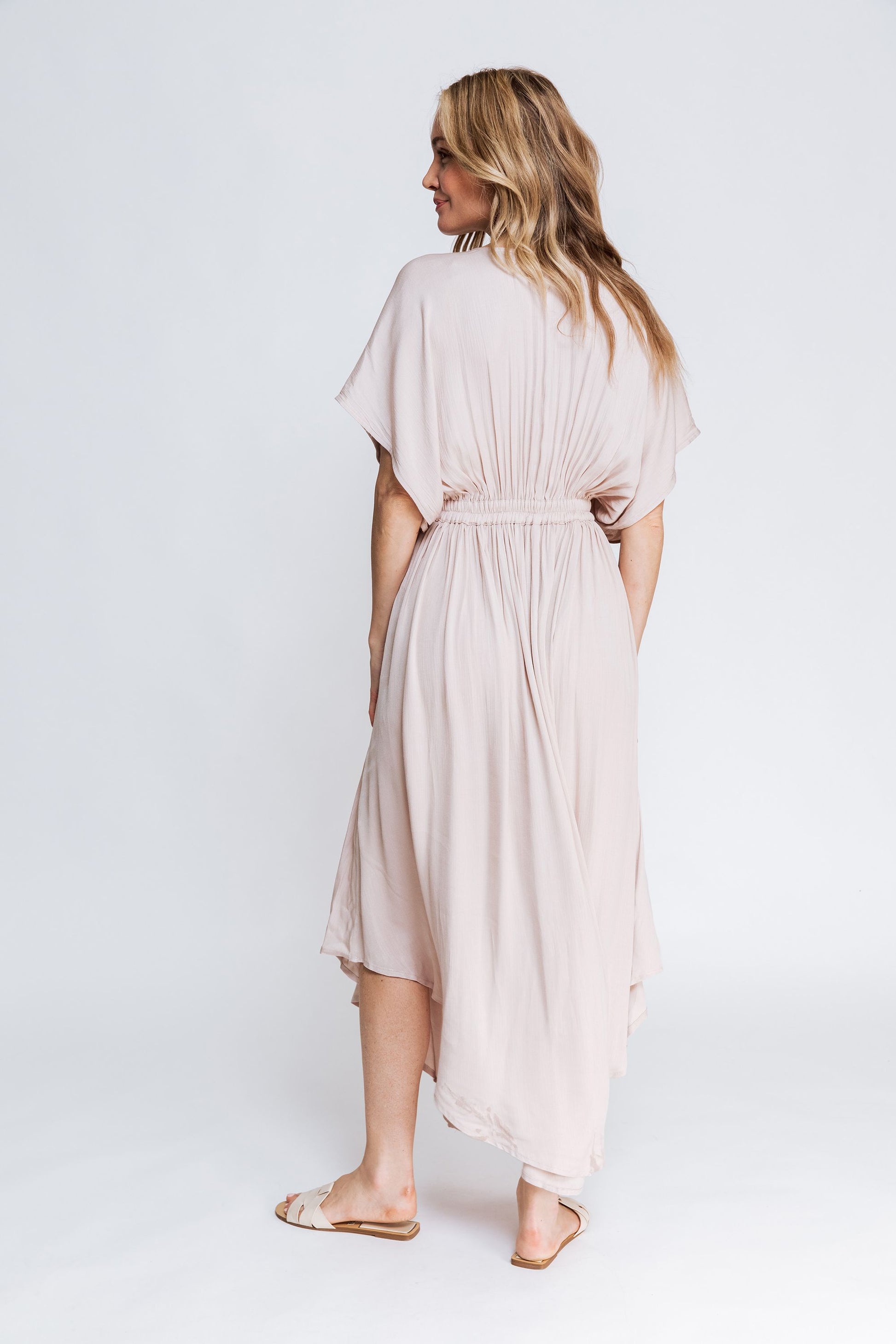 Beautiful Beige Maxi Dress image 2