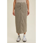 Classic Corduroy Midi Skirt image 1