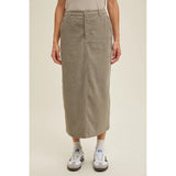 Classic Corduroy Midi Skirt image 1