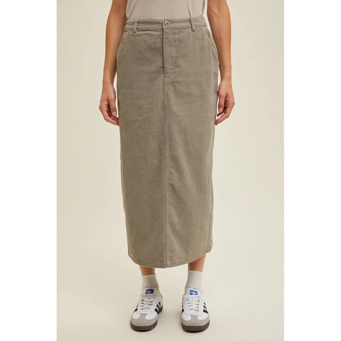 Classic Corduroy Midi Skirt image 1