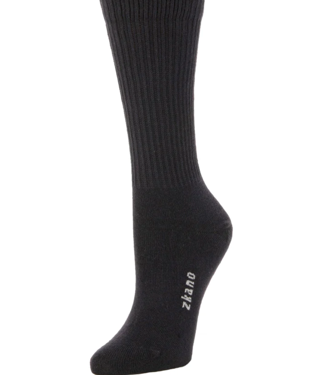 Rib Knit Organic Cotton Crew Socks image 1