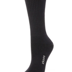 Rib Knit Organic Cotton Crew Socks image 1