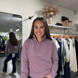 Serenity Fleece Pull Over - Dusty Lavender