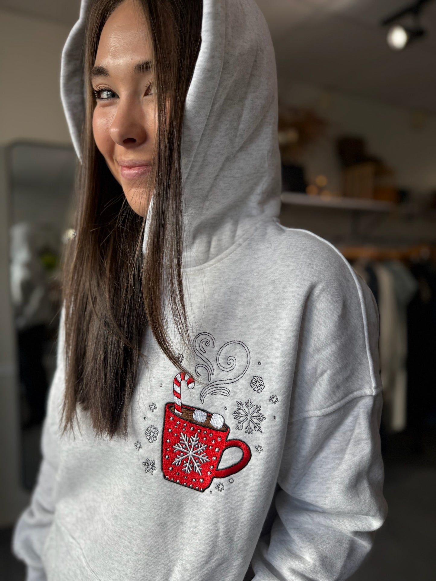 Hot Chocolate Recipe Cozy Hoodie
