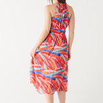 Tropical Sunset Halter Dress image 2