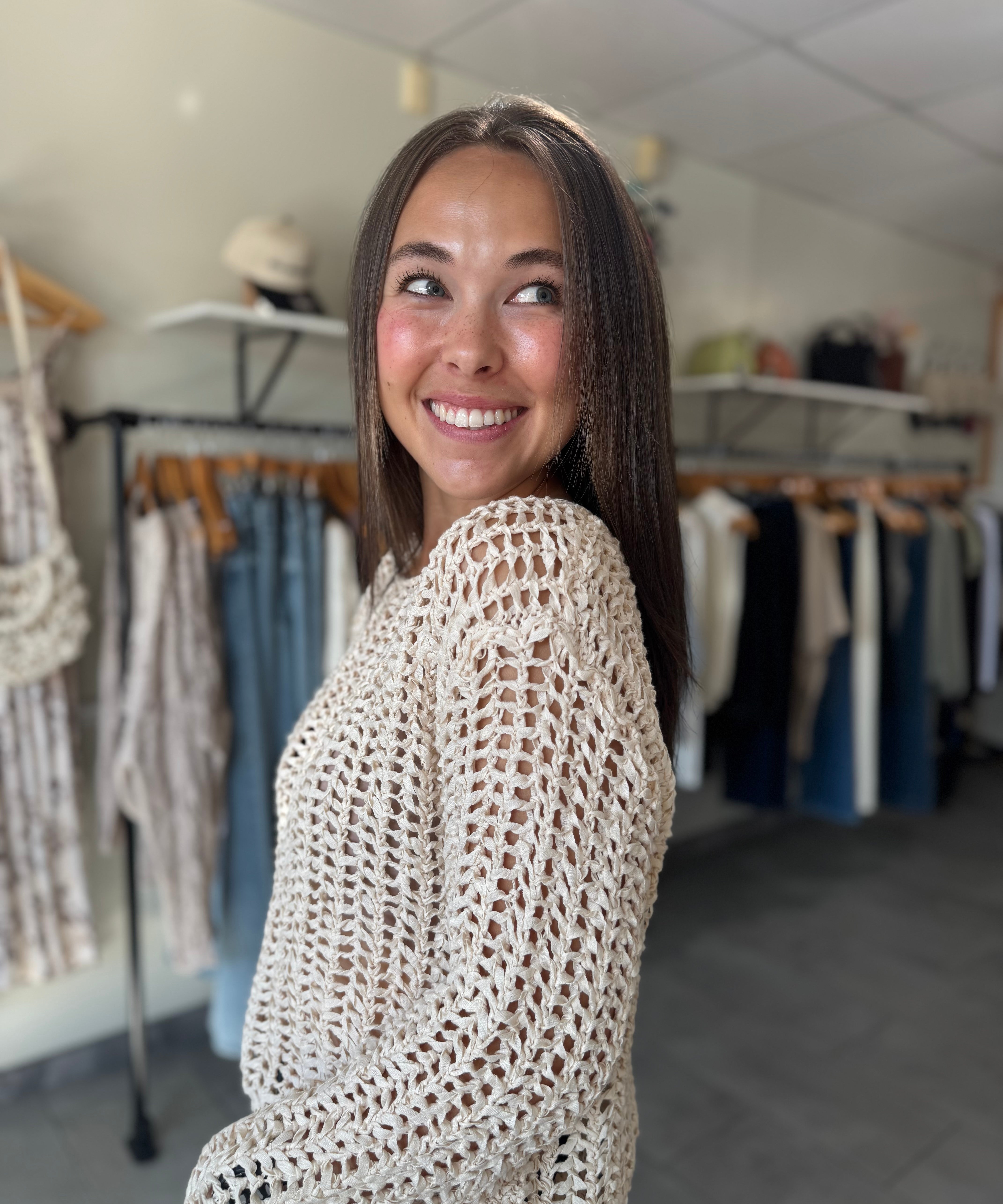 Adela Sweater | Light Beige