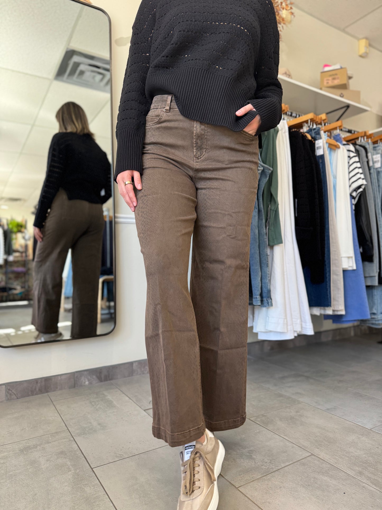 Audrey Wide Legs - Python
