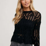 Open Knit Pullover image 0