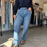 Ashton High Rise Wide Leg Barrel Jeans | Dynamic