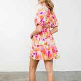 Smocked Waist Flutter Dress image 1