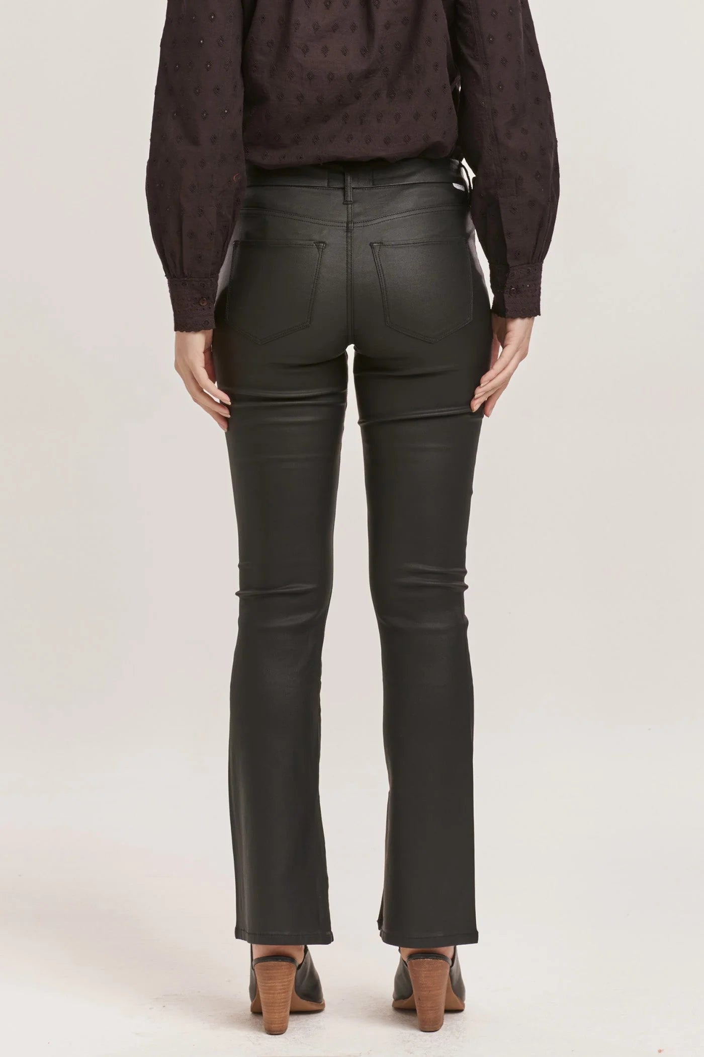 Jaxtyn Bootcut Mid Rise Jeans - Black image 2