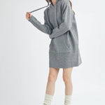 Hooded Sweater Mini Dress image 1