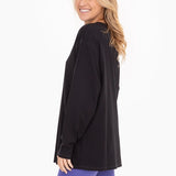 Organic Cotton Long Sleeve Boyfriend Tee image 1
