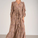 Fall Paisley Maxi Dress image 0