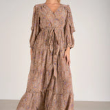 Fall Paisley Maxi Dress image 0