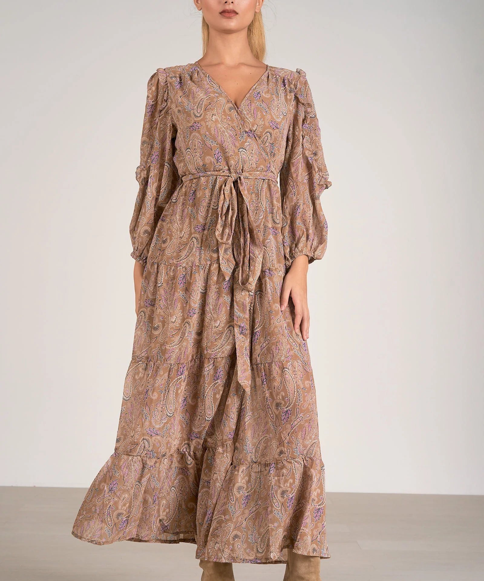 Fall Paisley Maxi Dress image 0