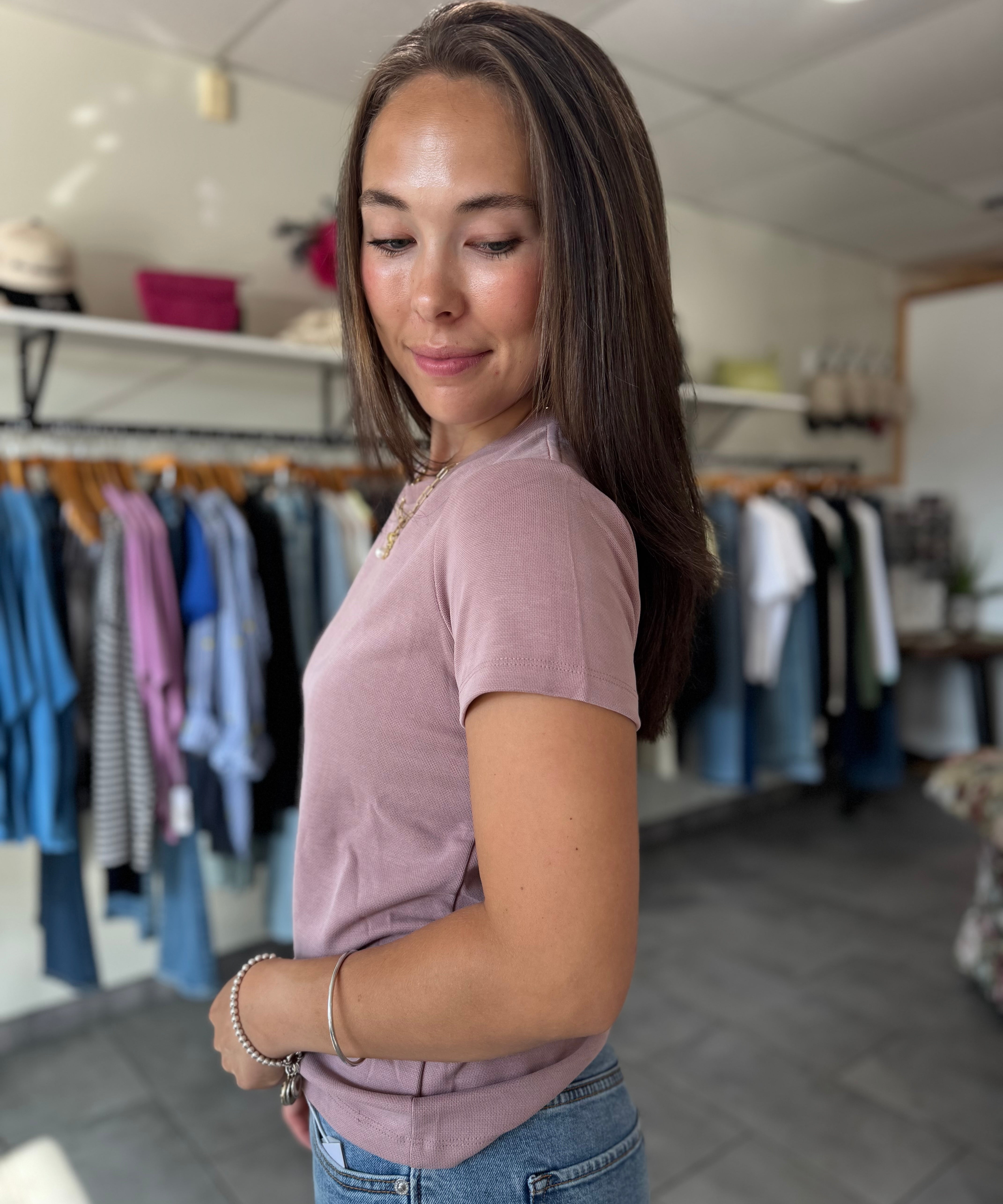 Remington Relaxed Fit T-Shirt | Vintage Rose
