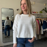 The Walker Pullover | Chalk