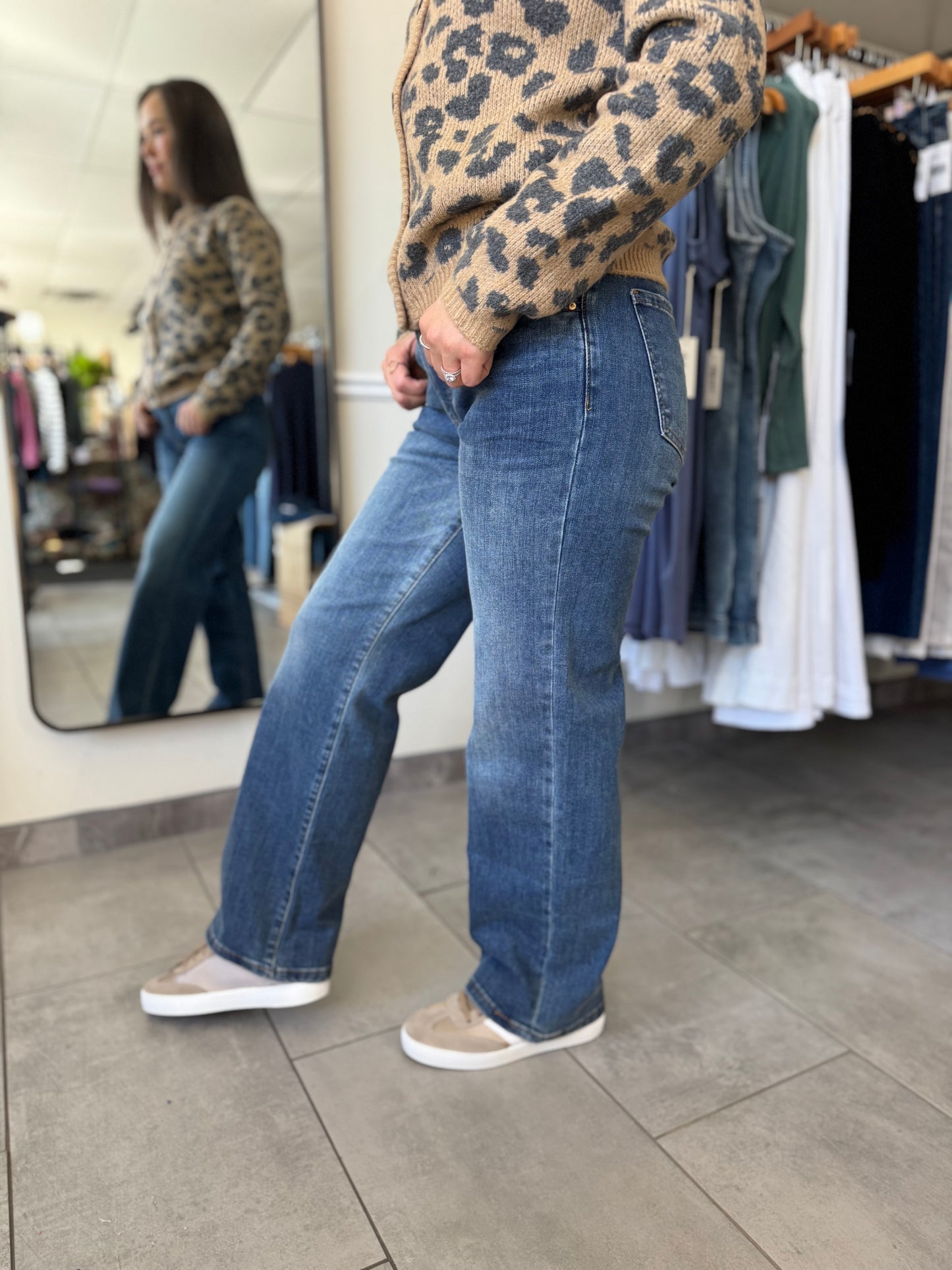 Charlotte High Rise Wide Leg Fab AB - Historical