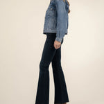 Liz Trucker Drop Shoulder Denim Jacket image 1